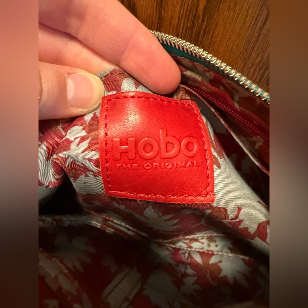 Teal "HOBO" Crossbody Bag - Picture 6 of 8